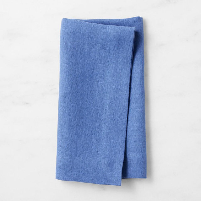 Signature Linen Napkins, Each, Blueberry