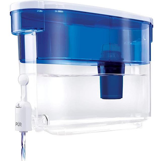 PUR Classic Water Filter Pitcher Dispenser, 18 Cup, Clear