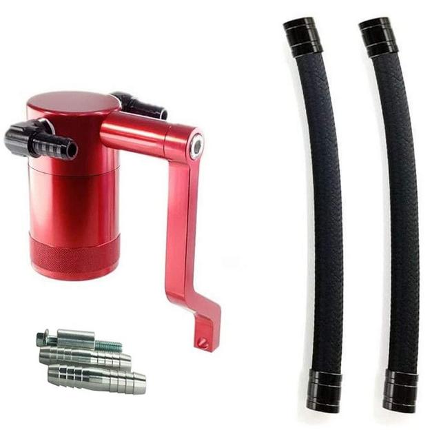 UPR Products 2011-Present 6.4L Billet Catch Can New HEMI Technology Z-Bracket Scat Pack Red