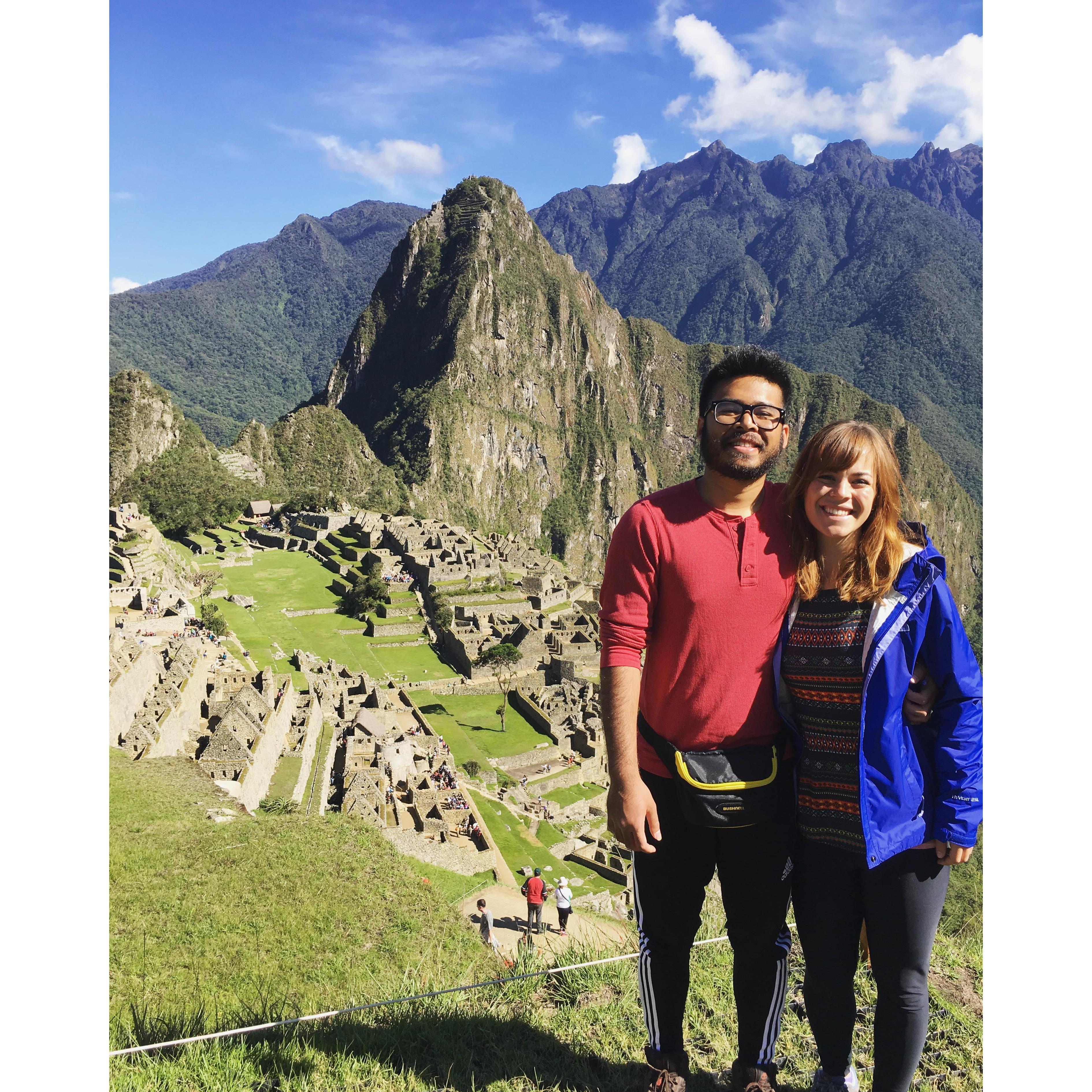 Visiting Machu Picchu on New Year's Eve, 2016.