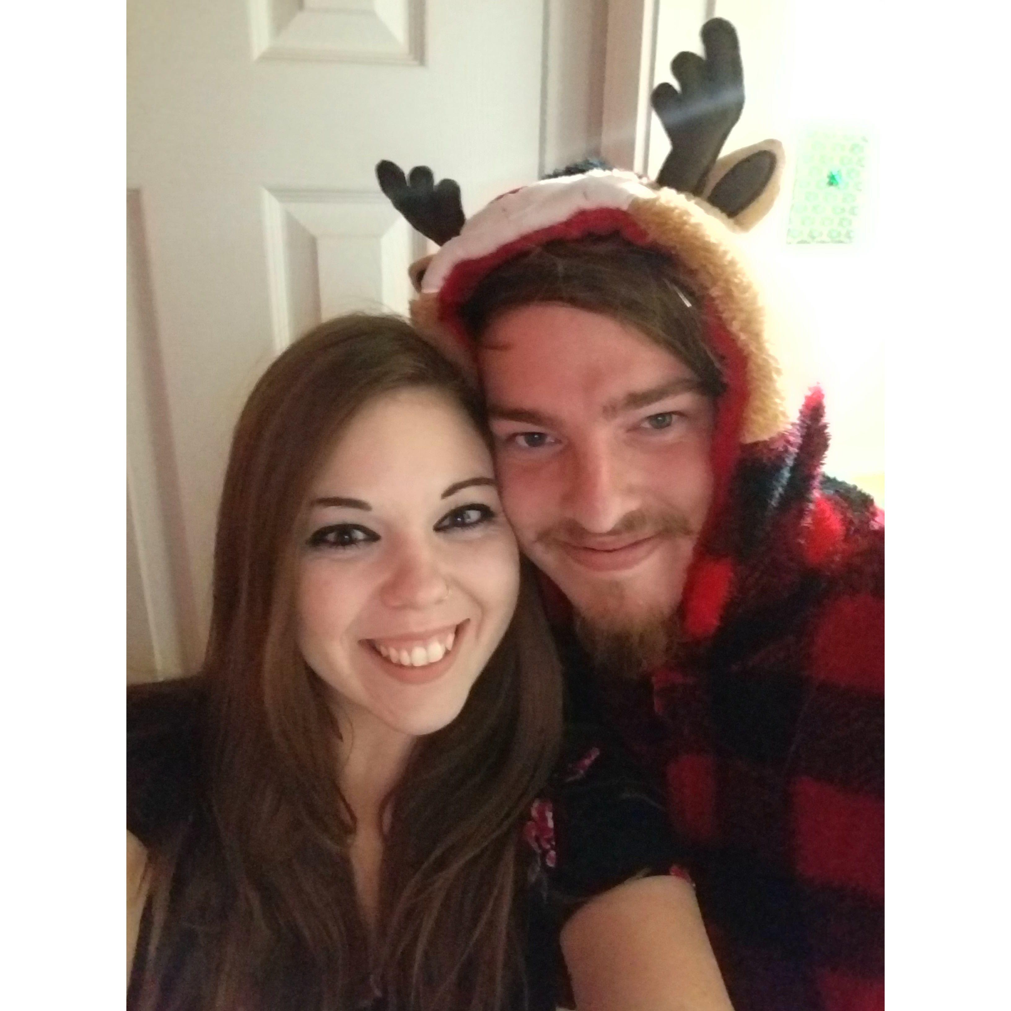 Our very first photo as a couple