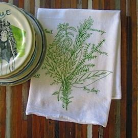 Tea Towel, Herbs