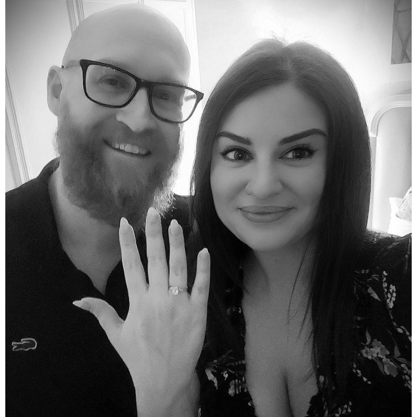 She said 'yes'! Now watch us say 'I do' x