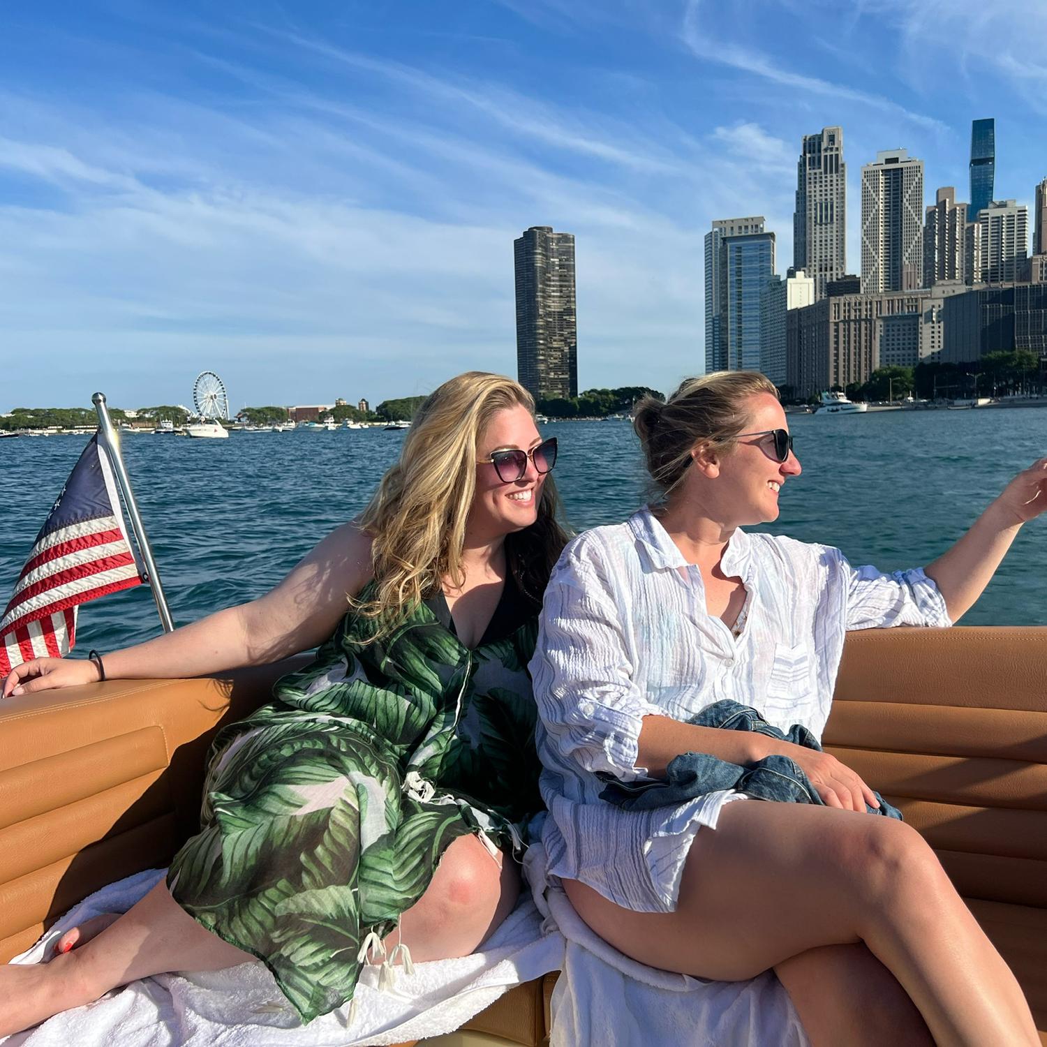 We're even cuter on boats.
Lake Michigan, Chicago 2023