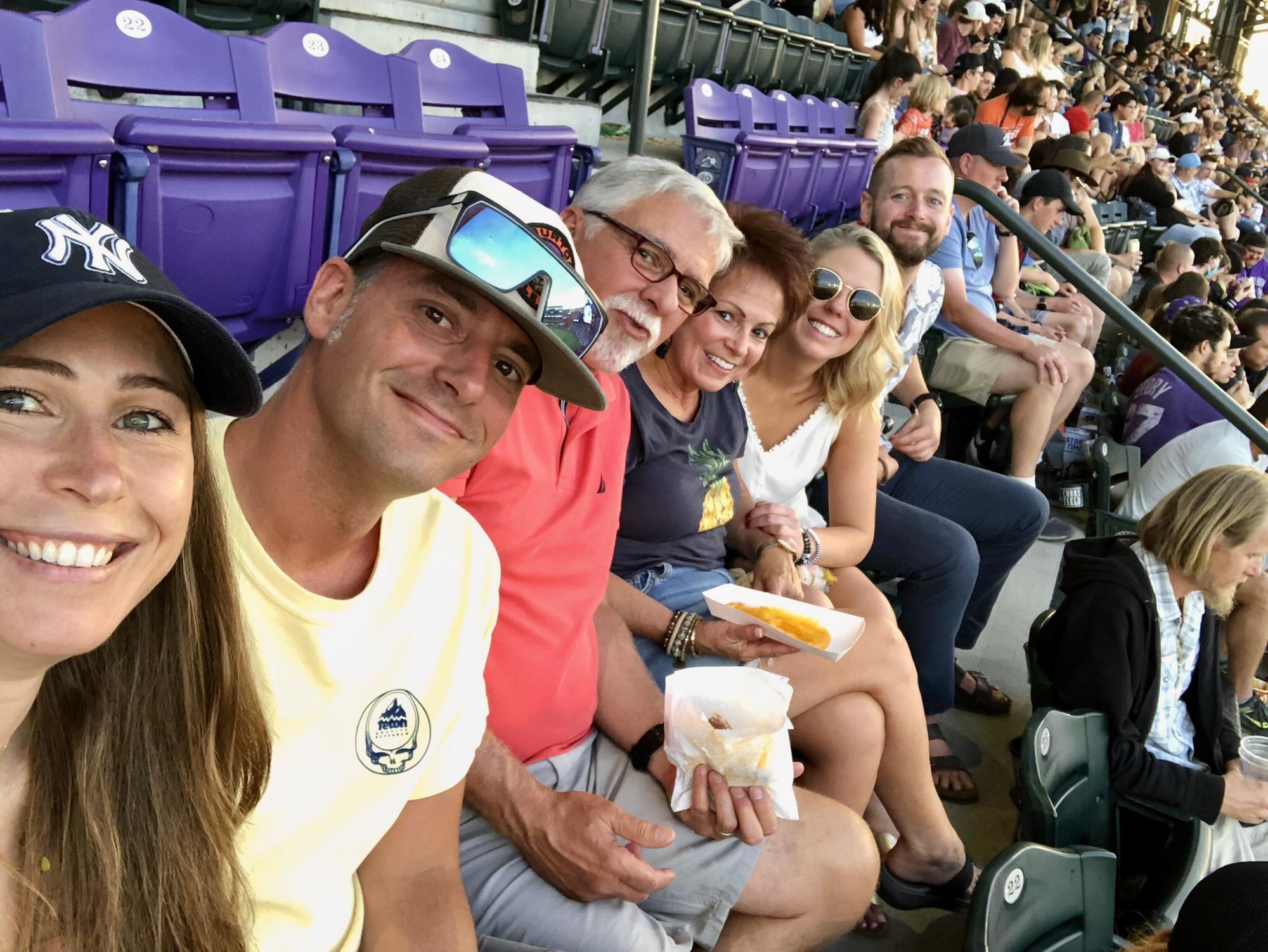 CO Rockies game w/ Aaron and Lauren Griffith and Wendy and Gary Griffith