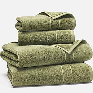 Green Super-Plush Turkish Cotton Bath Towel Bundle
