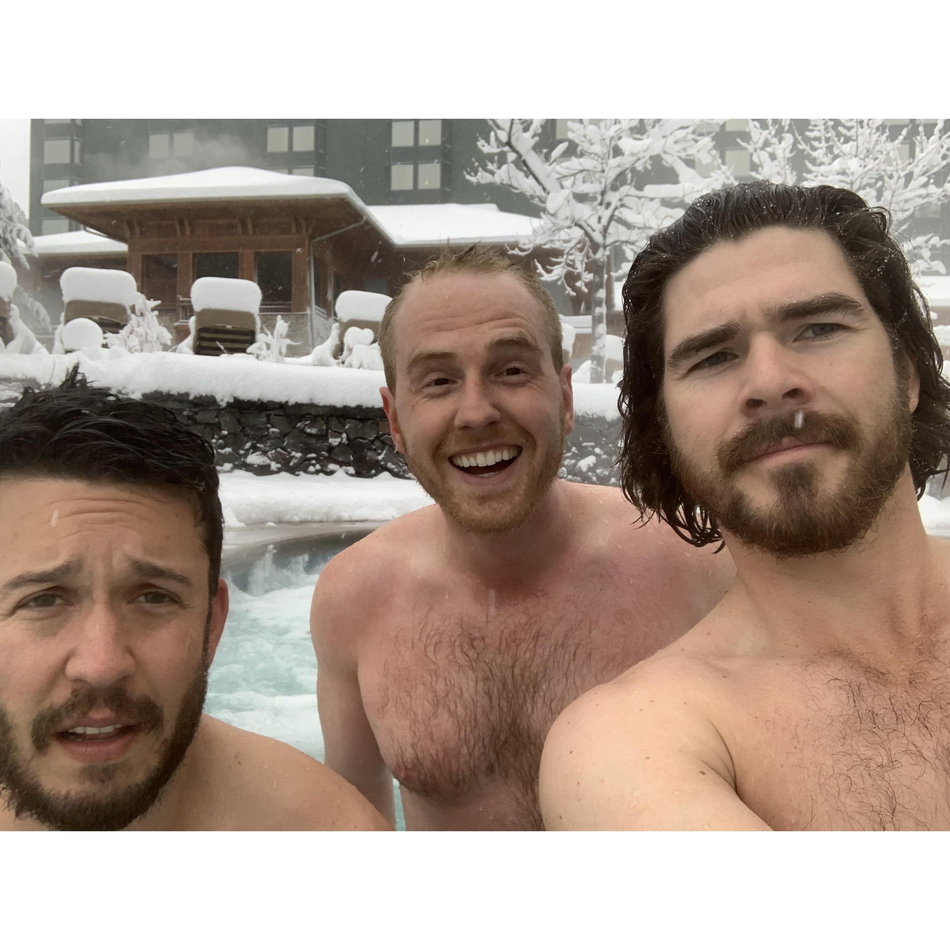 Snowed in at Lake Tahoe - early 2019 (Jonathan, Chris, Jake)