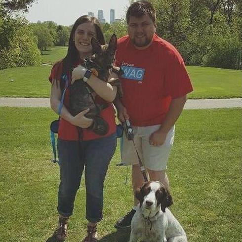 Our little family at the Walk for Animals