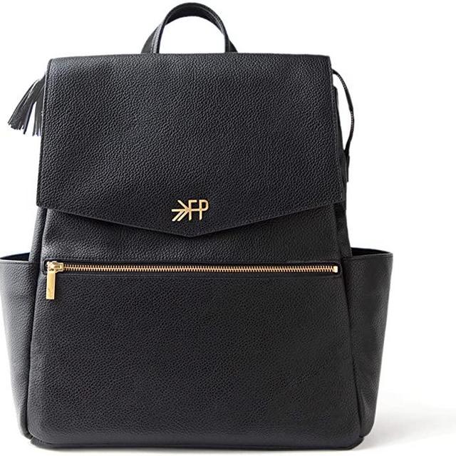 Freshly Picked - Convertible Classic Diaper Bag Backpack - Large Internal Storage 10 Pockets Wipeable Vegan Leather