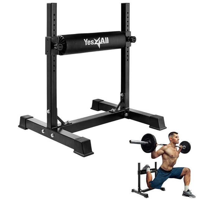 Yes4All Bulgarian Split Squat Stand - Single Leg Squat Roller & Bodyweight Training