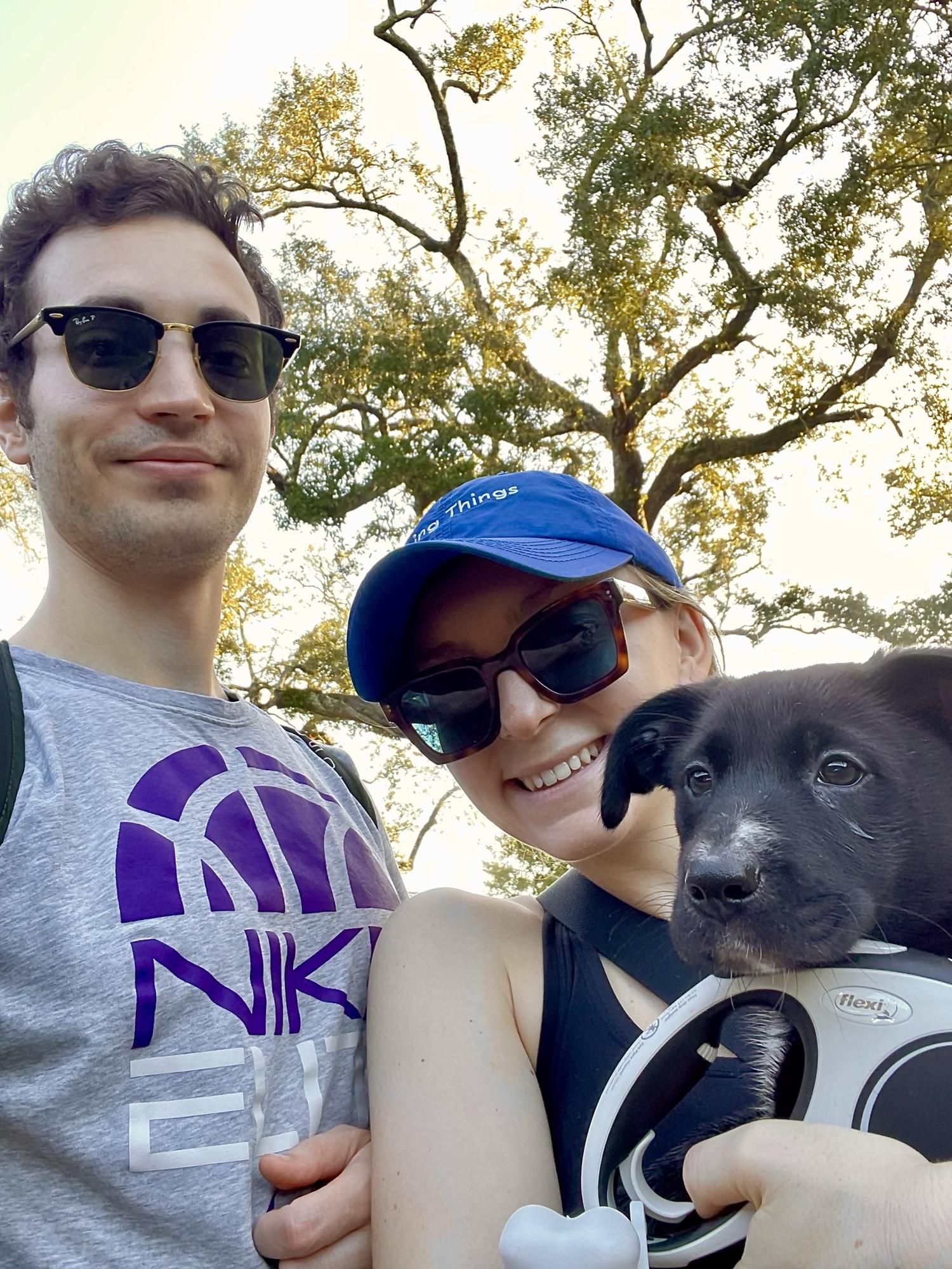 Augie’s first trip to Audubon park