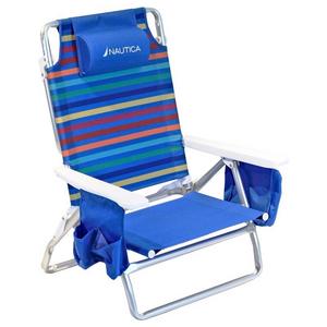 5 Position Reclining/Folding Beach Chair