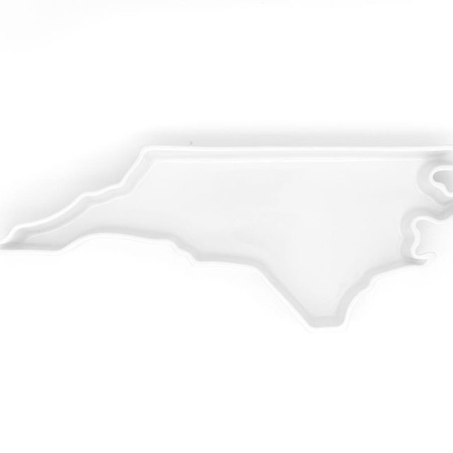 Lark Handmade Porcelain State Platter, North Carolina