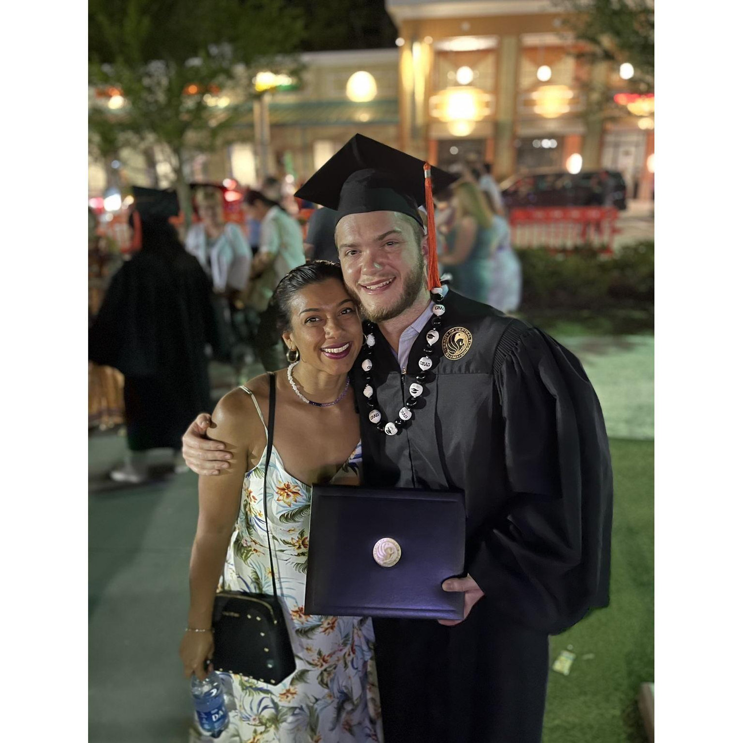 University of Central Florida Graduation 2022. In 2019 we visited Margaritaville in Universal Orlando and dreamed of moving to Orlando and Ryan one day graduating from UCF.