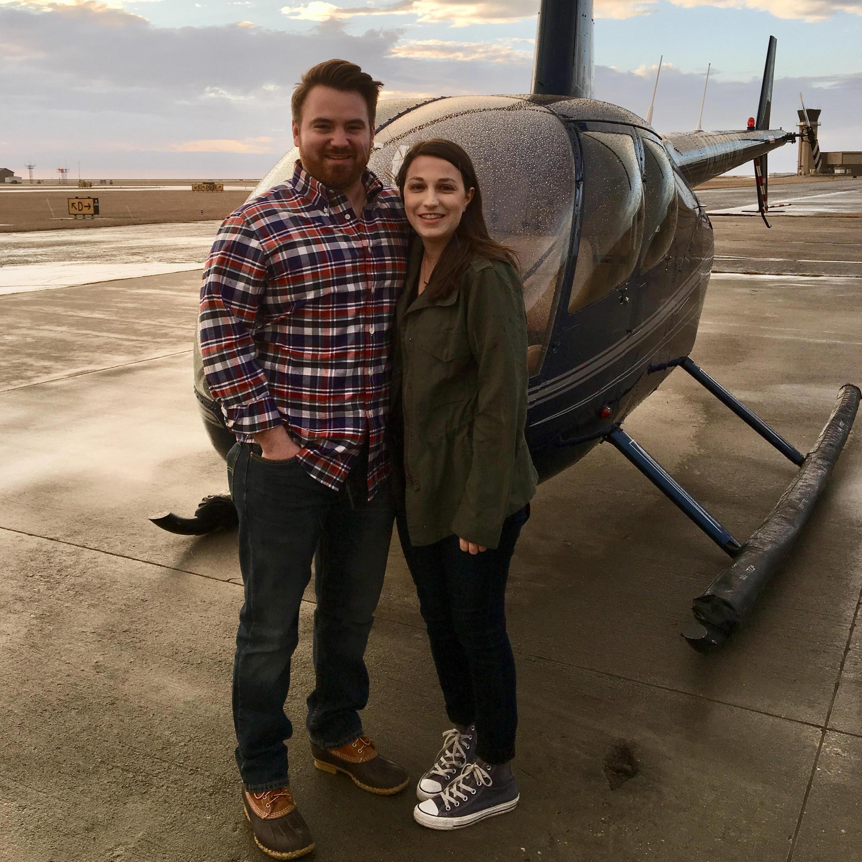 Our helicopter ride over New Orleans for the 2nd anniversary of our first date
January 2018