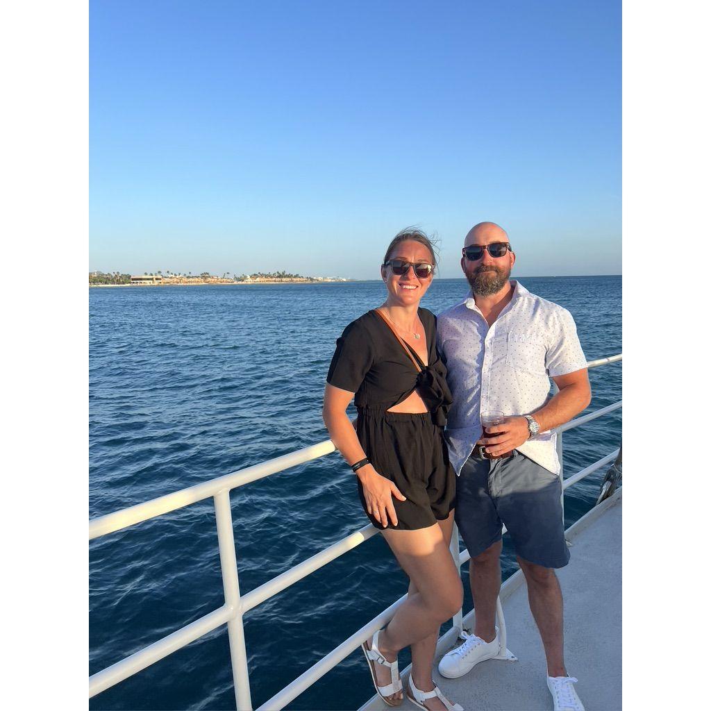 Sunset cruise in Aruba