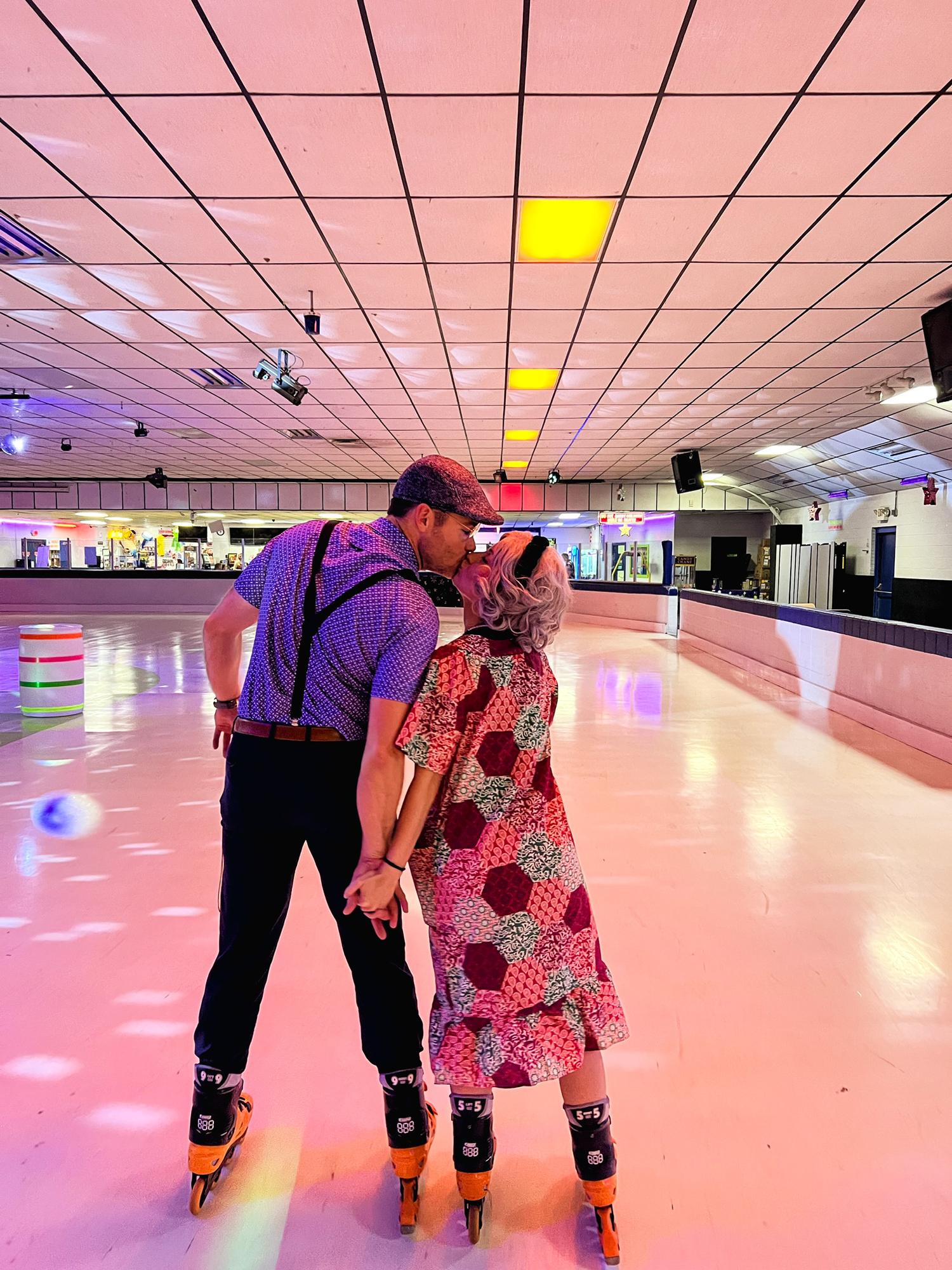 Rachel’s 30th birthday at the skating rink rolling into adulthood.