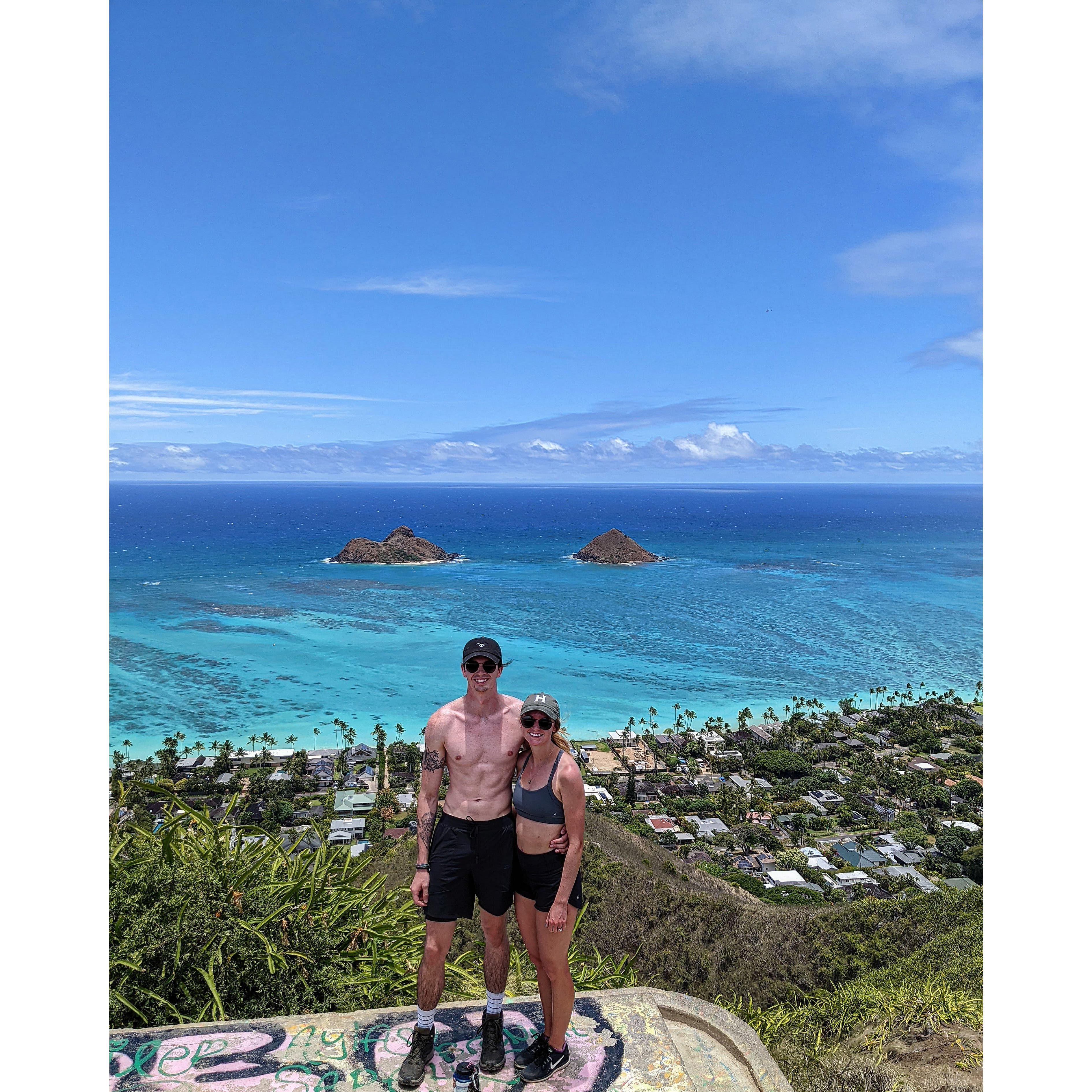 Our not-long-enough Hawaiian vacation.