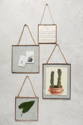 Viteri Hanging Frame (Light Grey, 10" x 10")