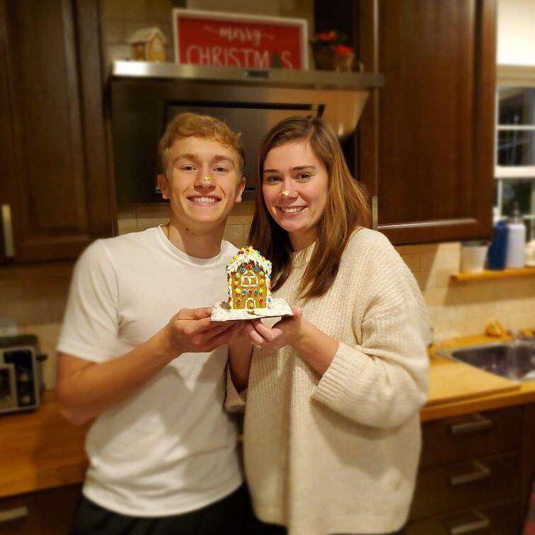 December 20, 2020. Our first holiday making gingerbread houses! This easily became a tradition! We've done it every year since!