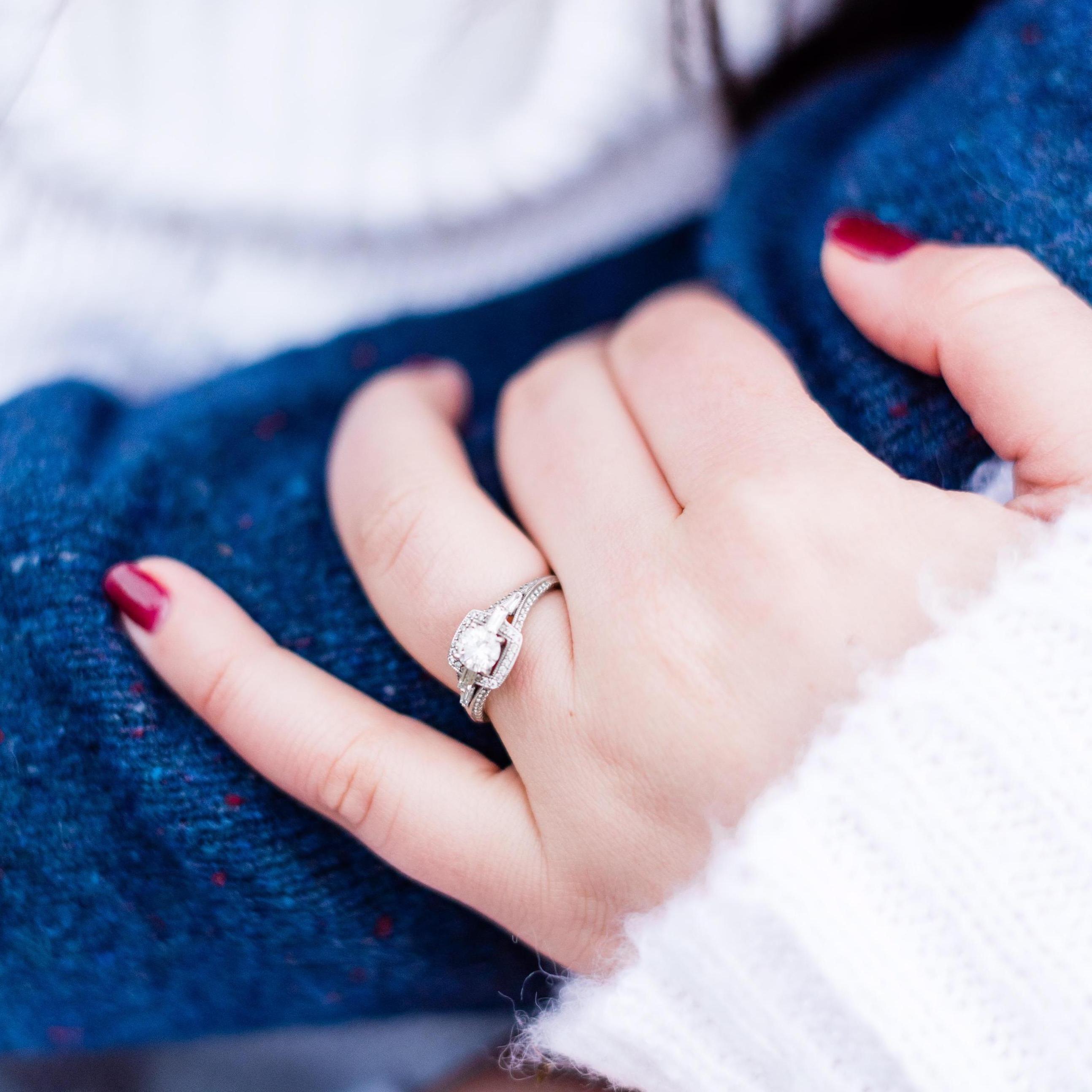 Of course, you need a close up the ring!
Burke designed this ring alongside his family friend, who owns an awesome jewelry shop in Madeira