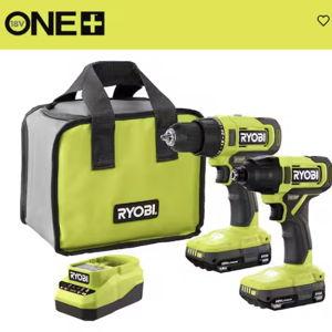 Ryobi 18V Cordless 2-Tool Combo Kit