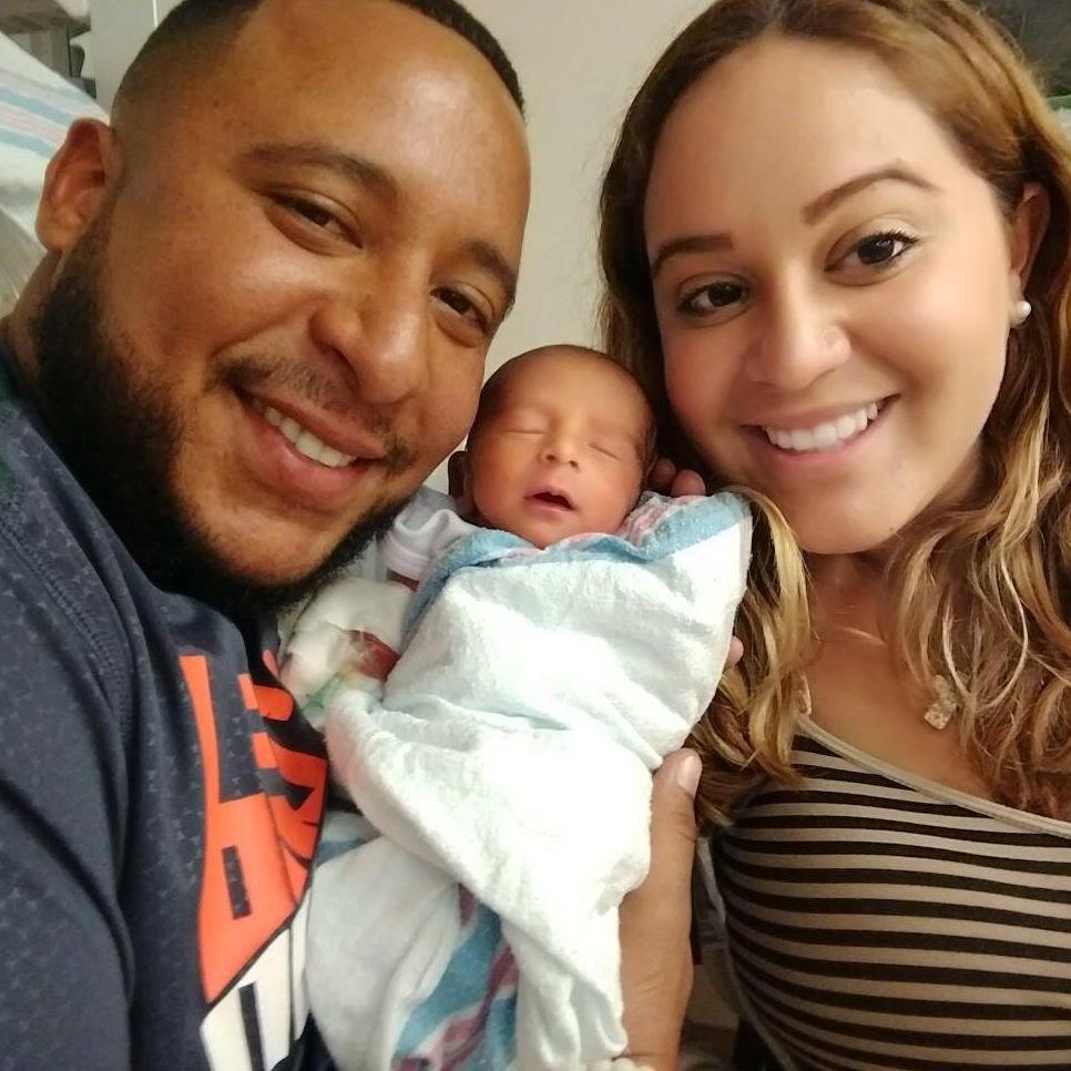 Our first picture as a little family October 2017