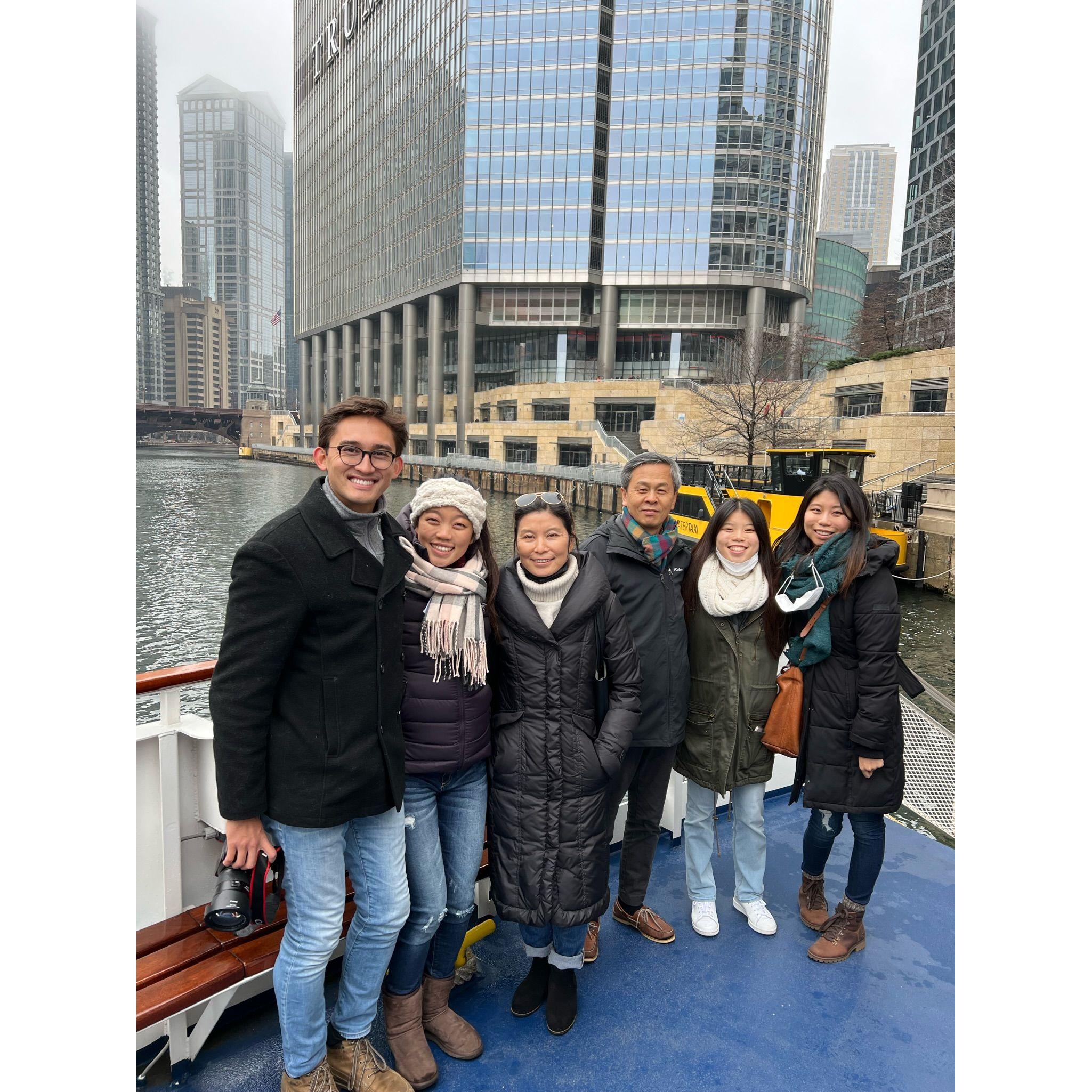Family trip in downtown Chicago!