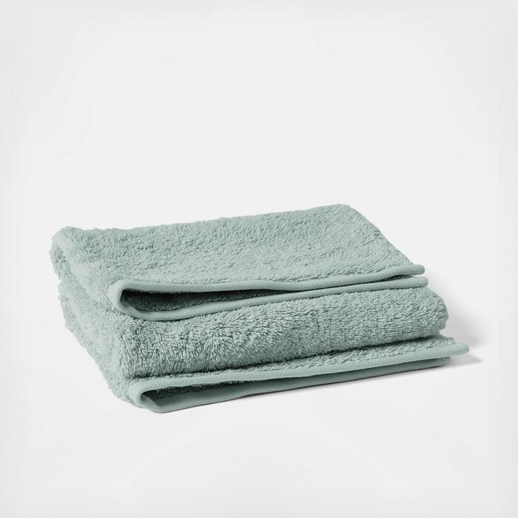 Under The Canopy Plush Reversible Organic Bath Rug - Blue Fog Blue Fog / Small