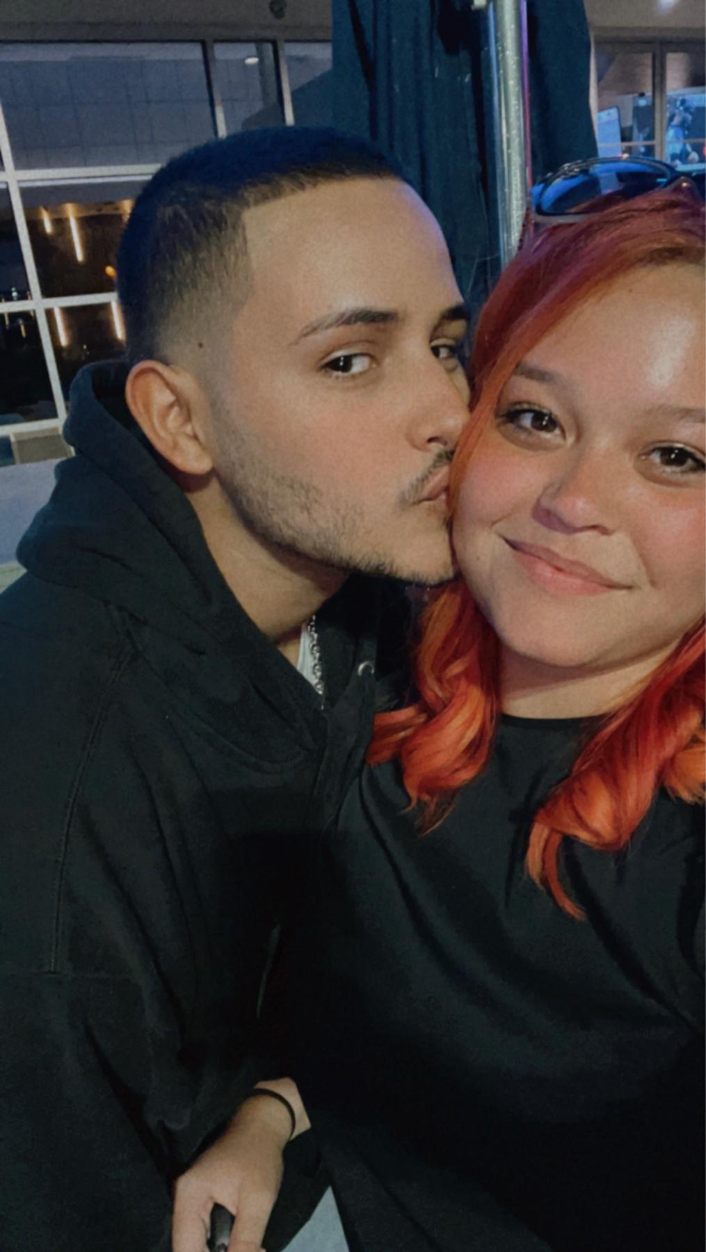 Our first picture after we got back together thanks to Millie, who liked his picture by accident and that’s how we started talking again. Lol!