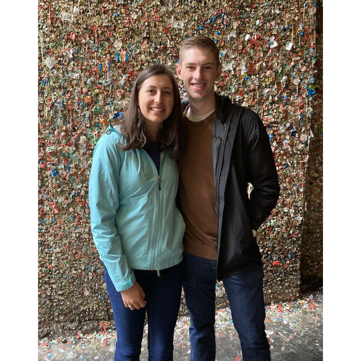 Seattle trip gum wall-May 4th