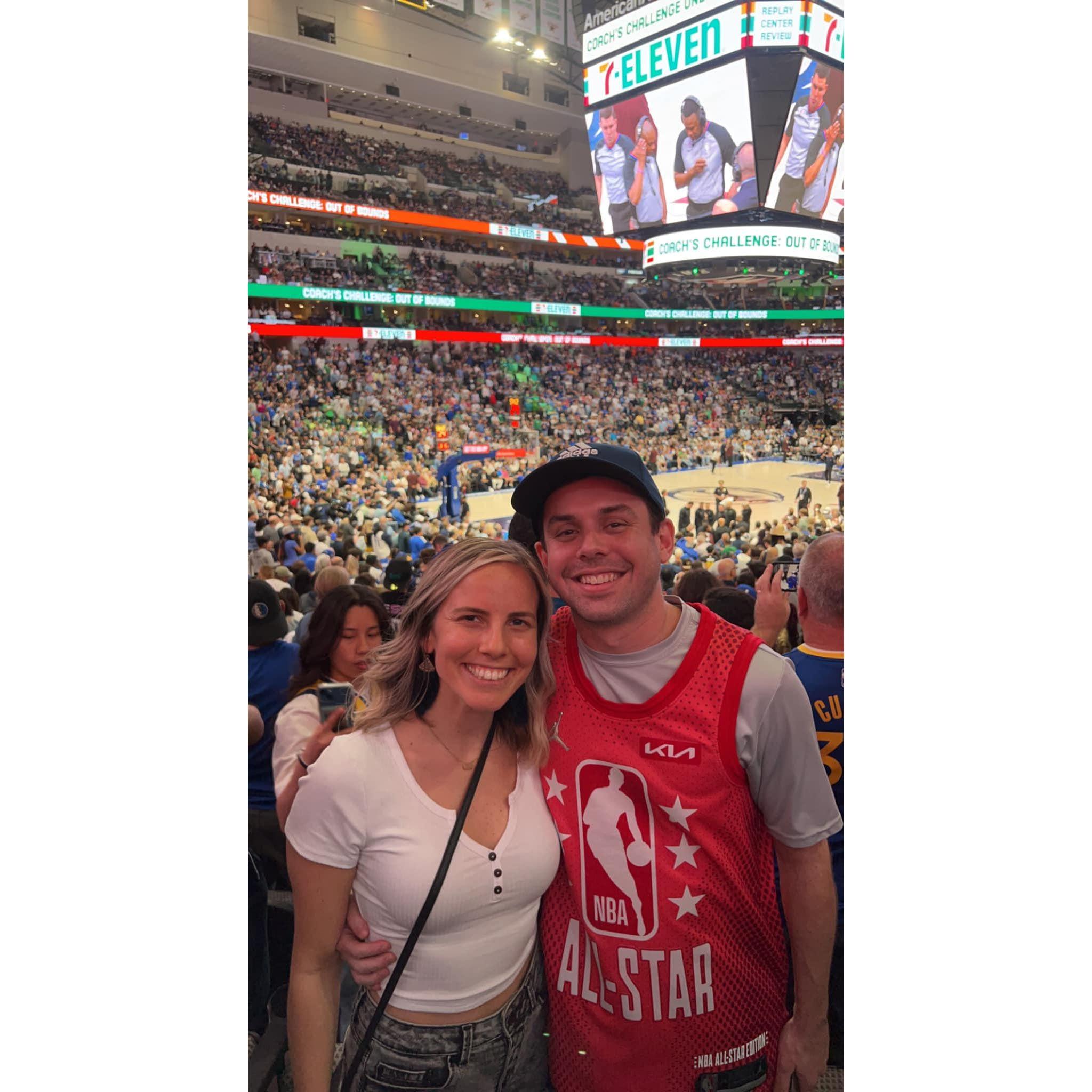 First Mavs Game Together March 2023