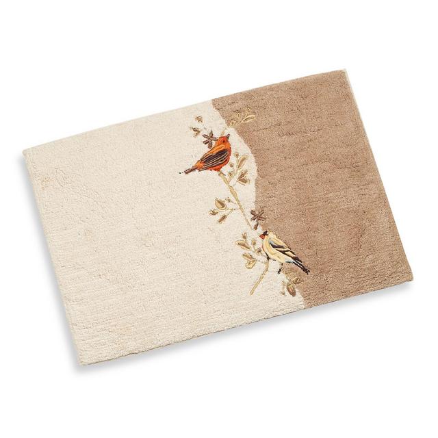 Avanti Gilded Birds Bath Rug