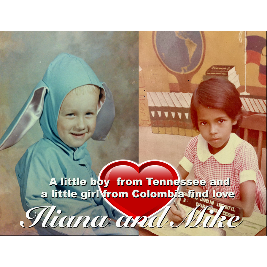 Only God could have put together a little boy from Tennessee and a little girl from Colombia South America.