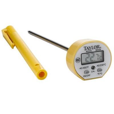 Product description page - Taylor High Temperature Commercial Waterproof Instant Read Digital Pocket Thermometer