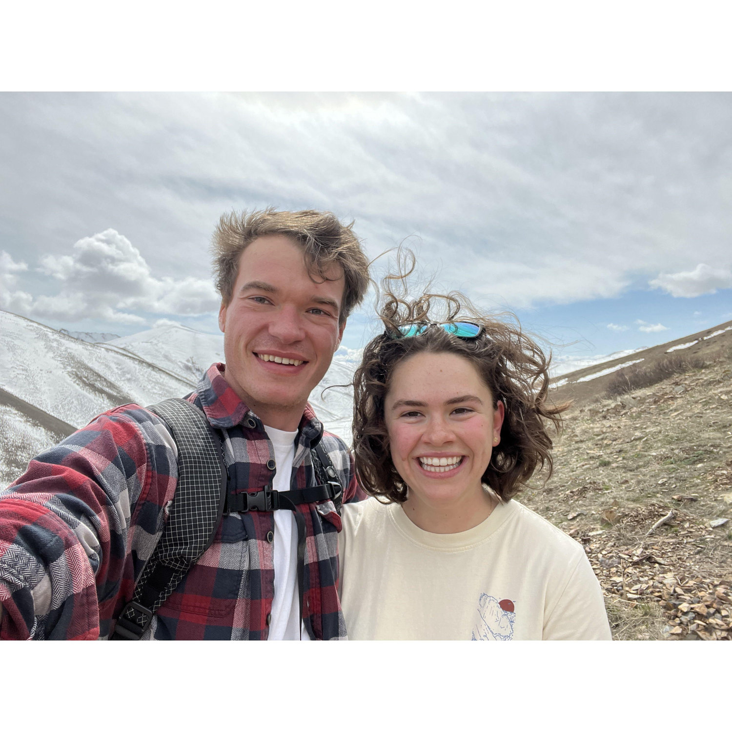 Hiking in Sun Valley (the day before Ed proposed!)