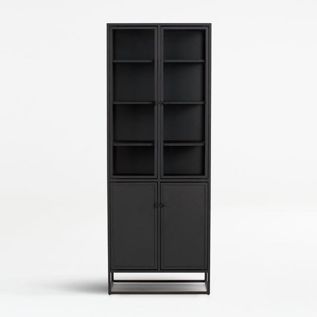 Casement Black Tall Cabinet