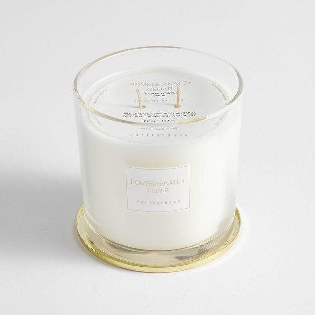 Signature Scented Candle, Pomegranate & Cedar, Large, 22 oz