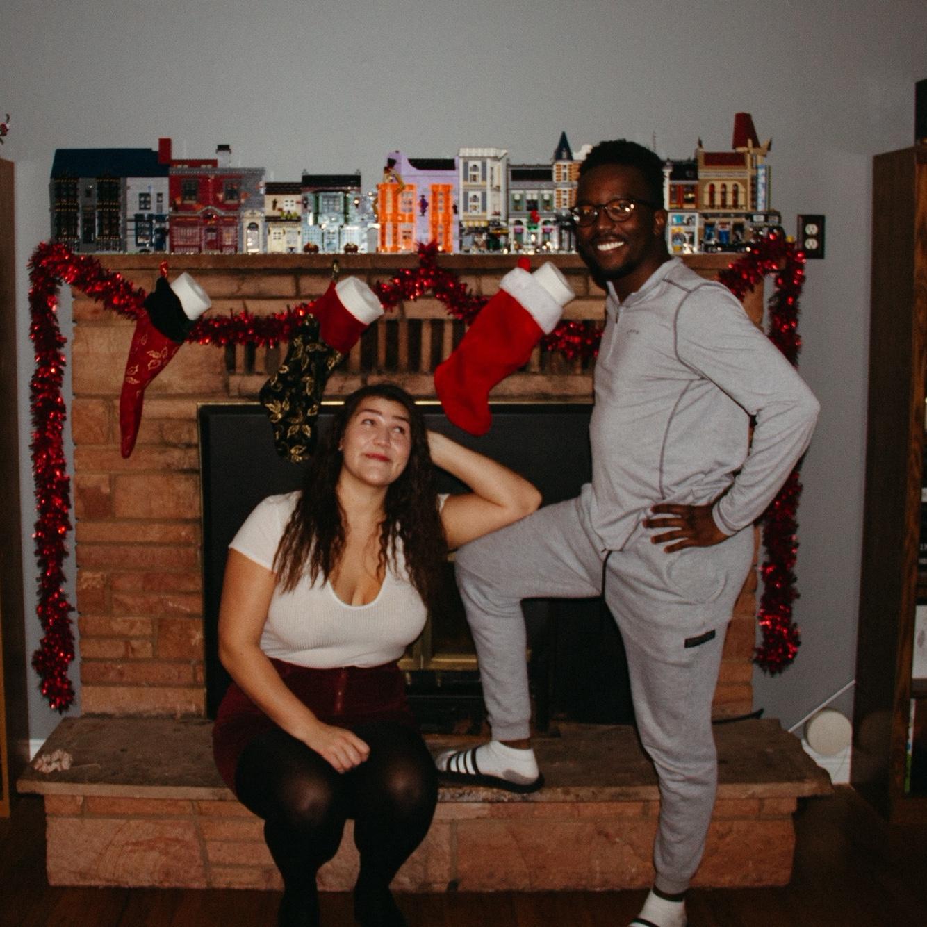 Our first Christmas together, Dec 2020