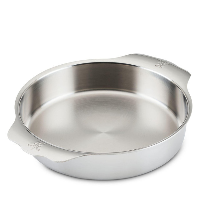 Hestan OvenBond 9" Round Tri Ply Clad Stainless Steel Baking Pan