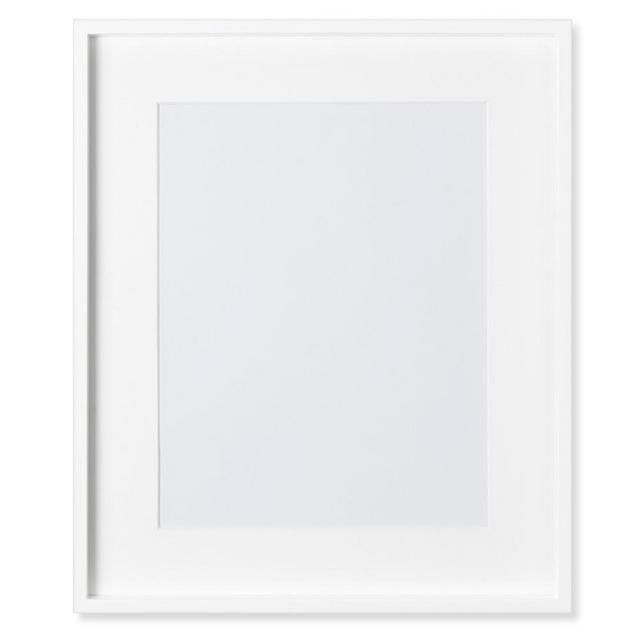 White Lacquer Gallery Frame, 11" X 14"