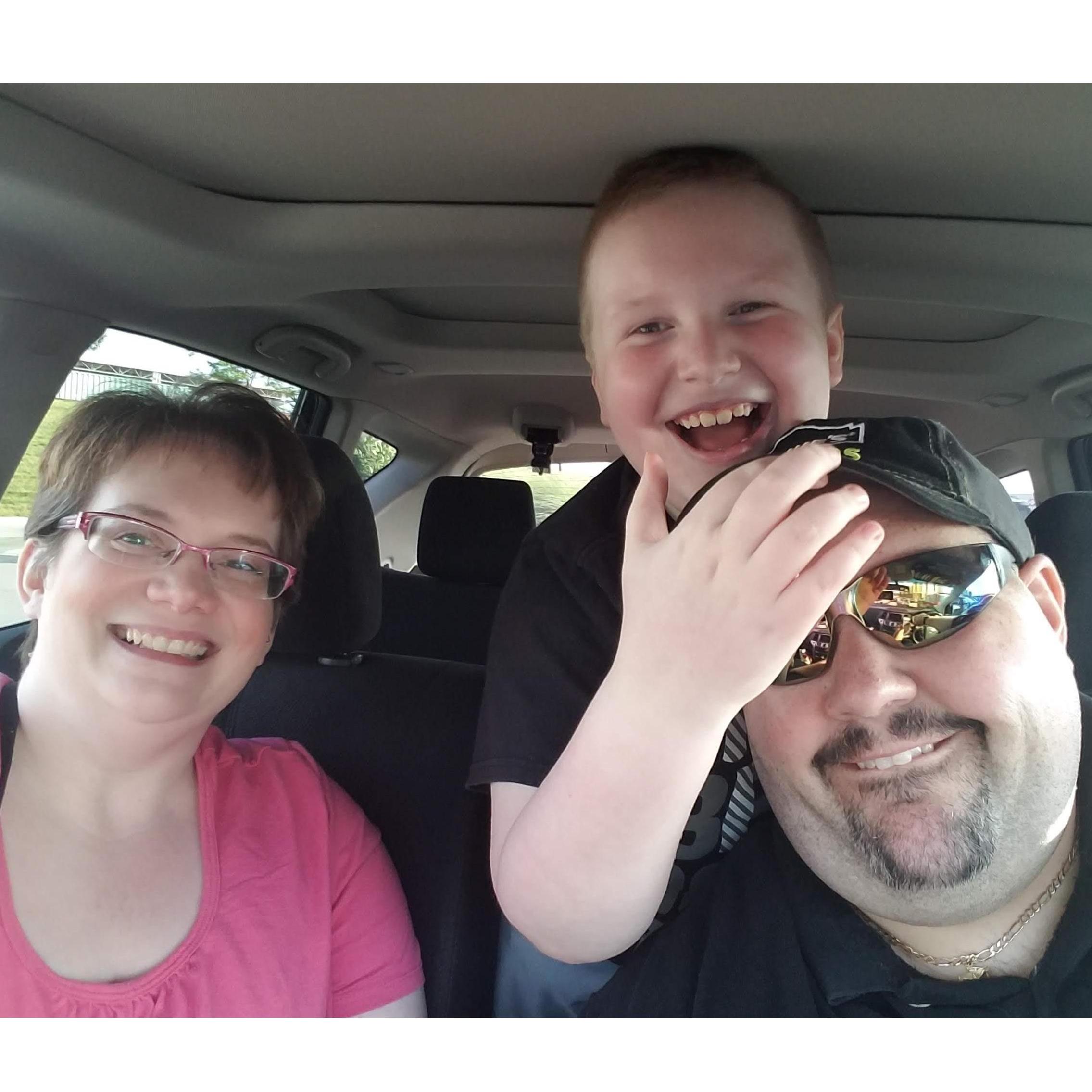 Our silly little family!