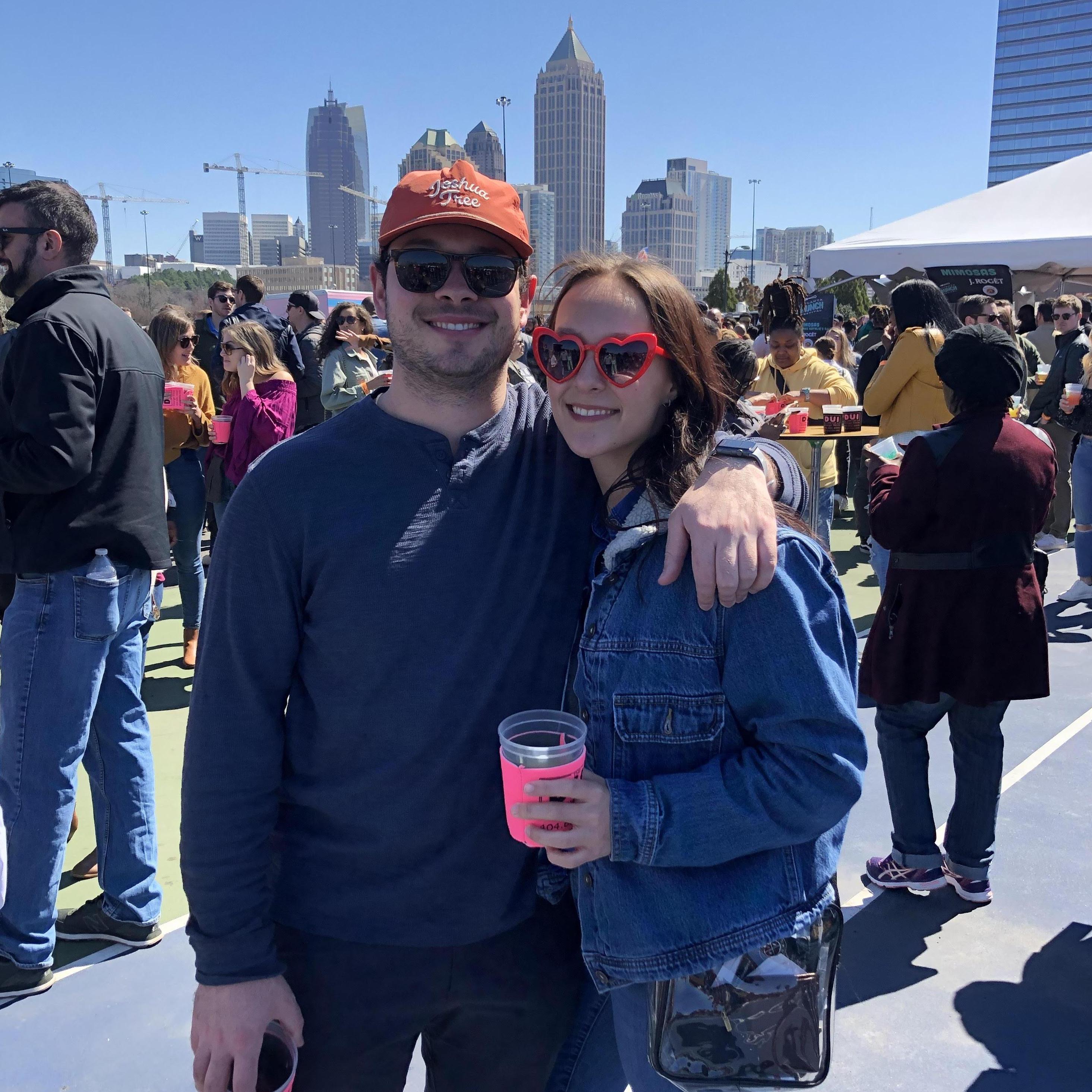 New roommates enjoy Midtown on a gorgeous weekend with some amazing pals (not pictured but still important).
