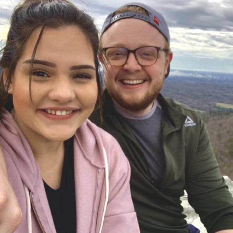 Our first hike-Hanging Rock!