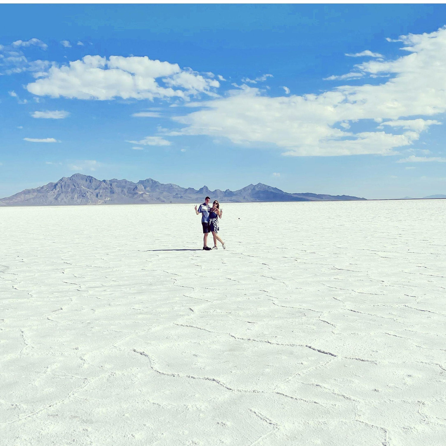 Salt Flats in Salt Lake, Utah