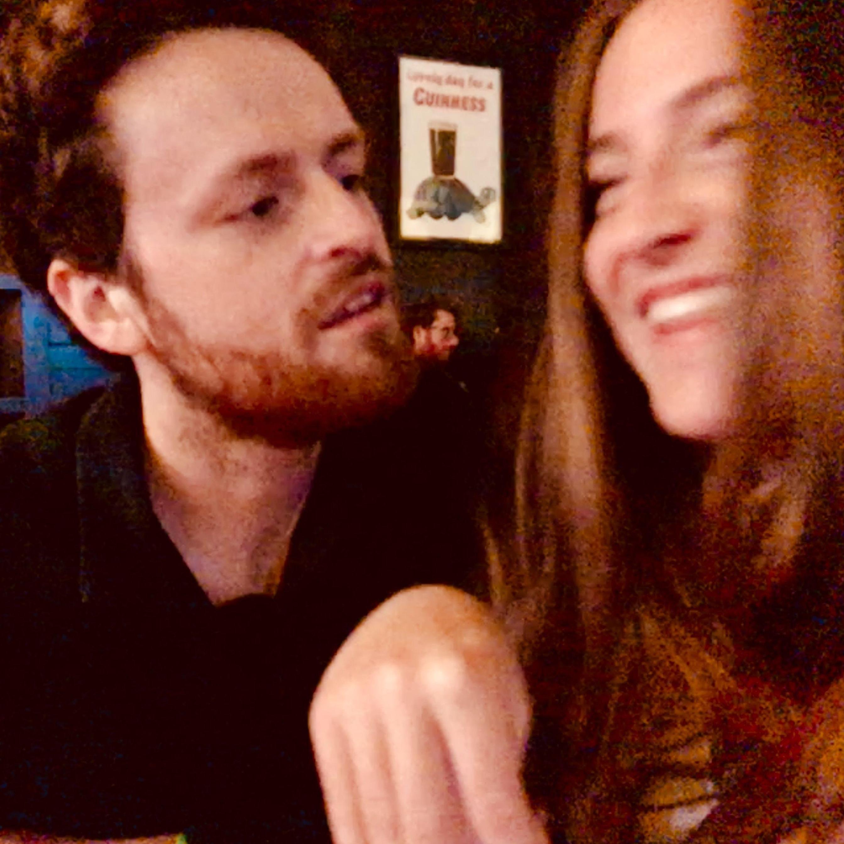 Our first photo together