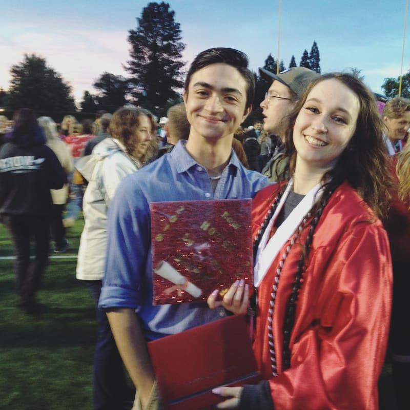Another pic from Kylie's graduation