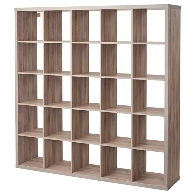 KALLAX Shelf unit, walnut effect light gray71 5/8x71 5/8 "