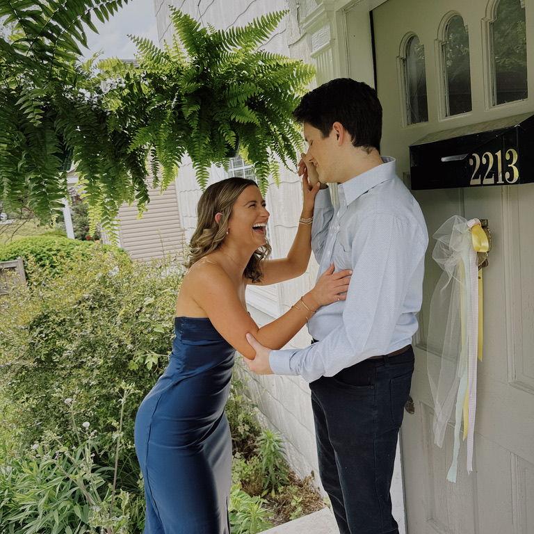 Right before we danced the night away at a friends wedding!!