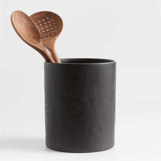 Marin Matte Black Utensil Holder